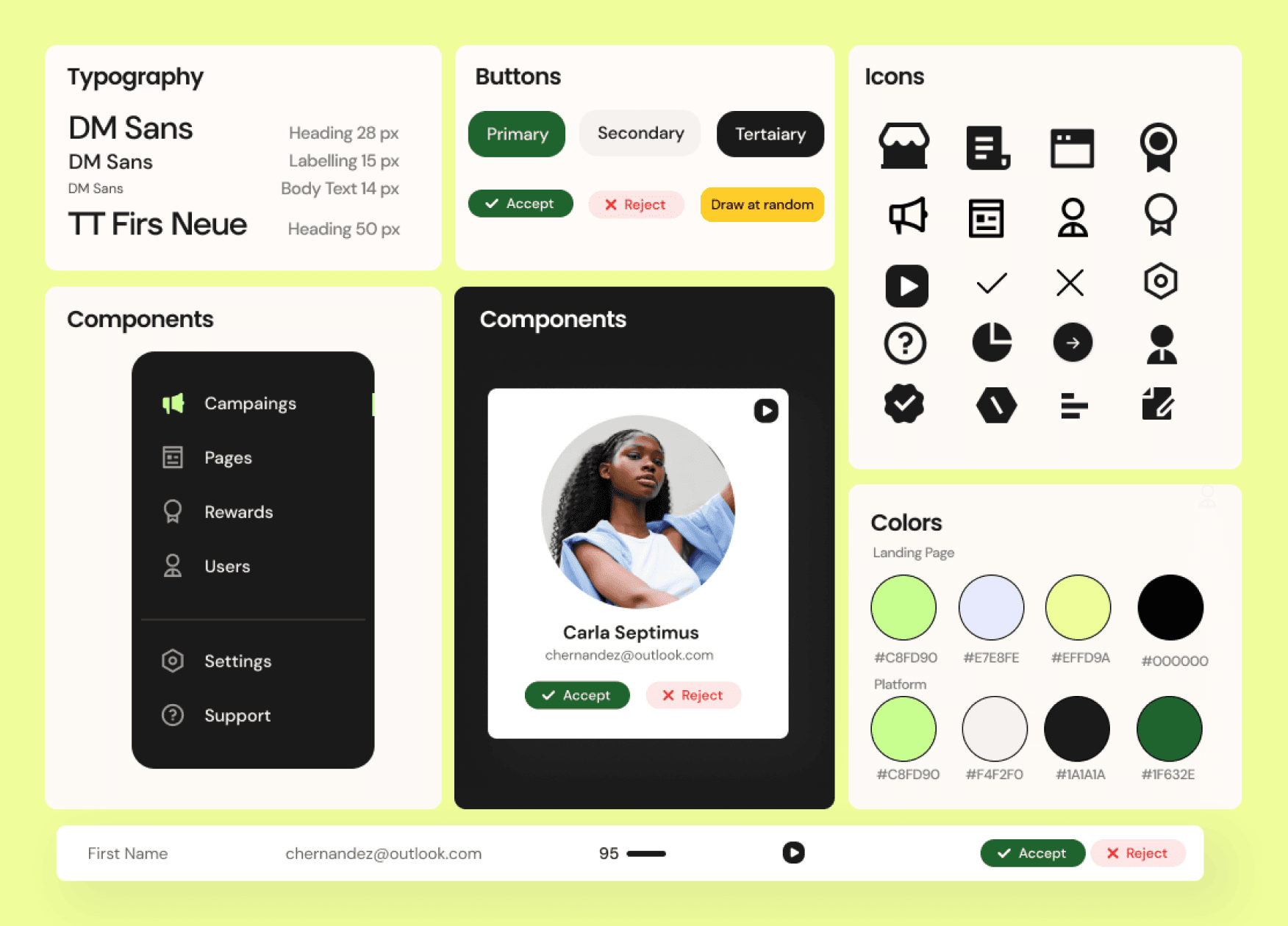 Design system for Engajify